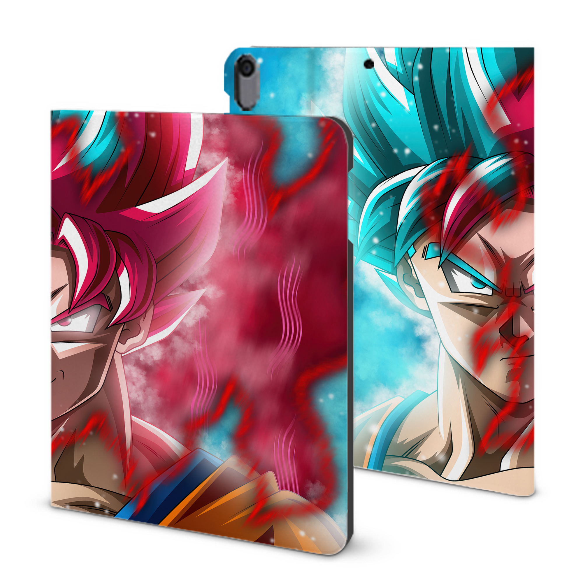 （画像用） ドラゴンボール DRAGON BALL IPad ケース ブック型 PUレザー TPU 耐衝撃 軽量 薄型 ペン収納なし 全面保護 IPad 各モデル対応
